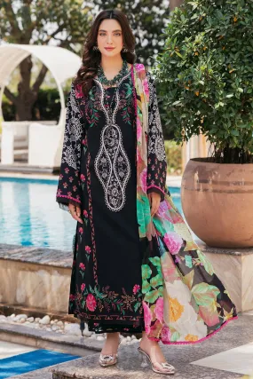 3-PC Unstitched Printed Lawn Shirt with Chiffon Dupatta and Trouser CP4-41