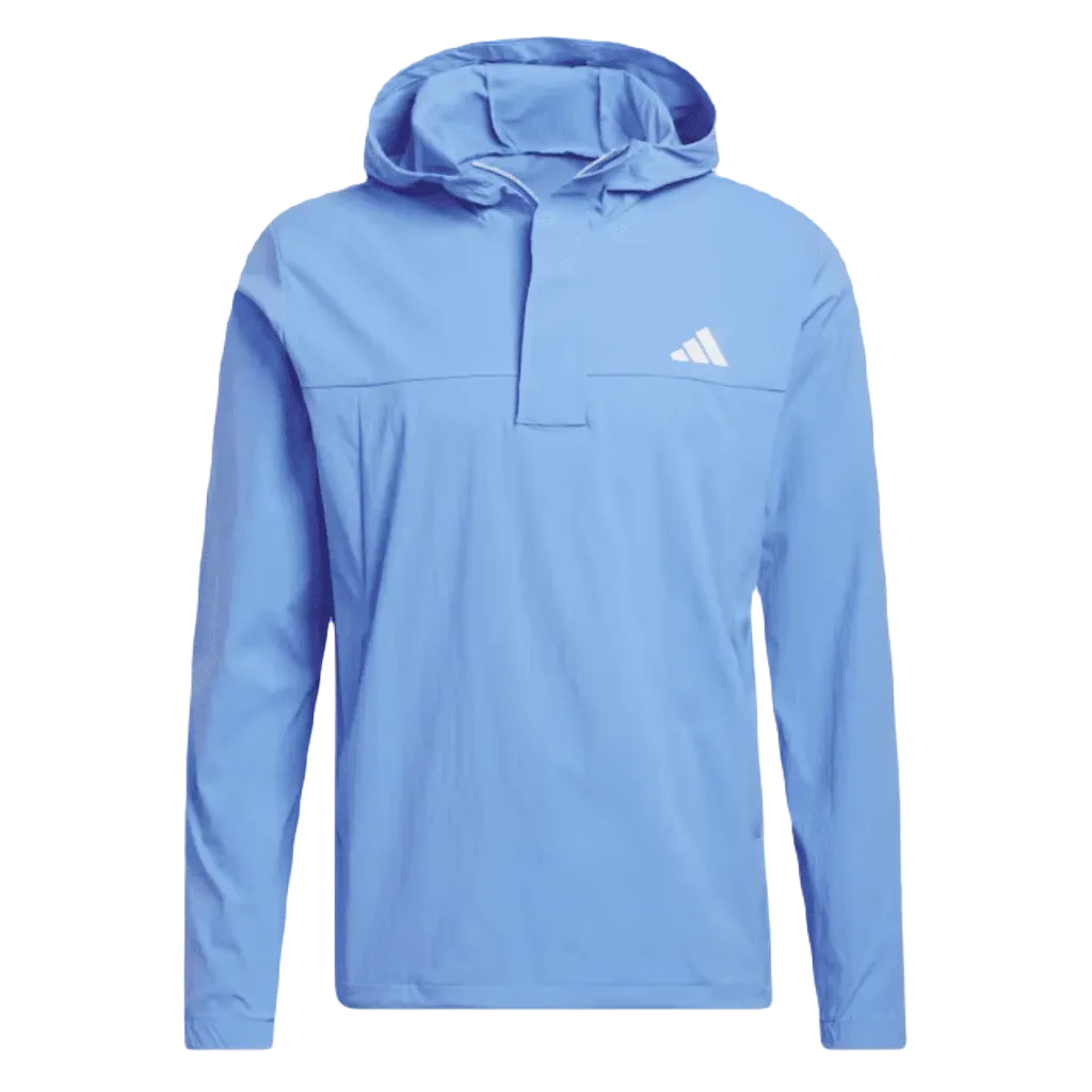 Adidas 2023 Ripstop 1/4 Zip Golf Hoodie - Blue