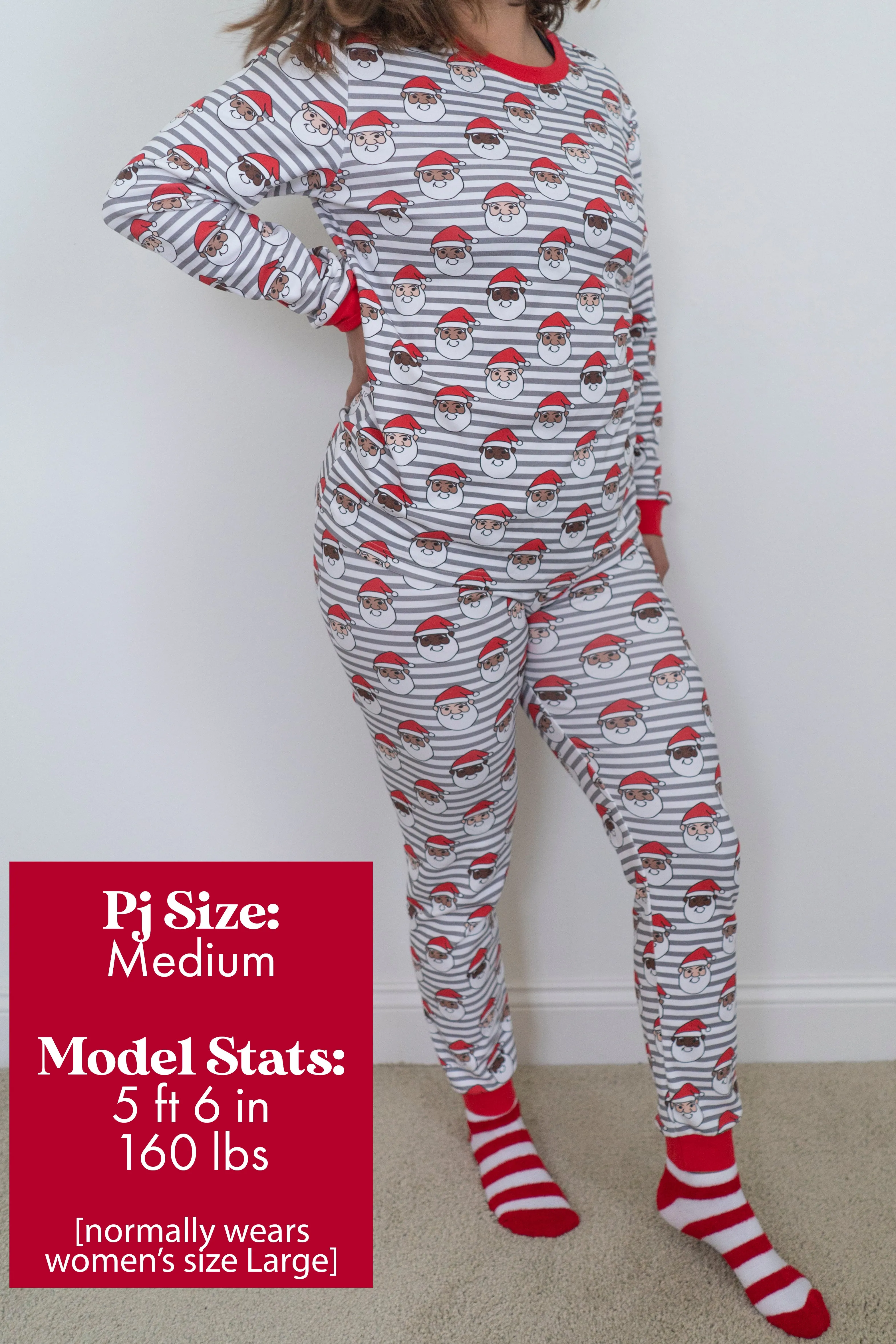 ADULT Worldwide Santa Pajamas