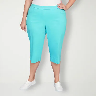 Alfred Dunner Classics Mid Rise Plus Capris