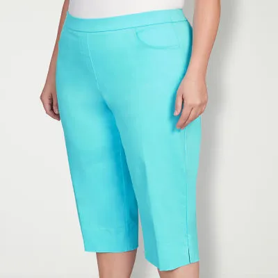 Alfred Dunner Classics Mid Rise Plus Capris