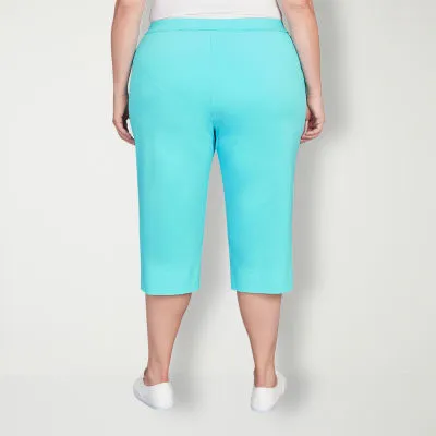 Alfred Dunner Classics Mid Rise Plus Capris