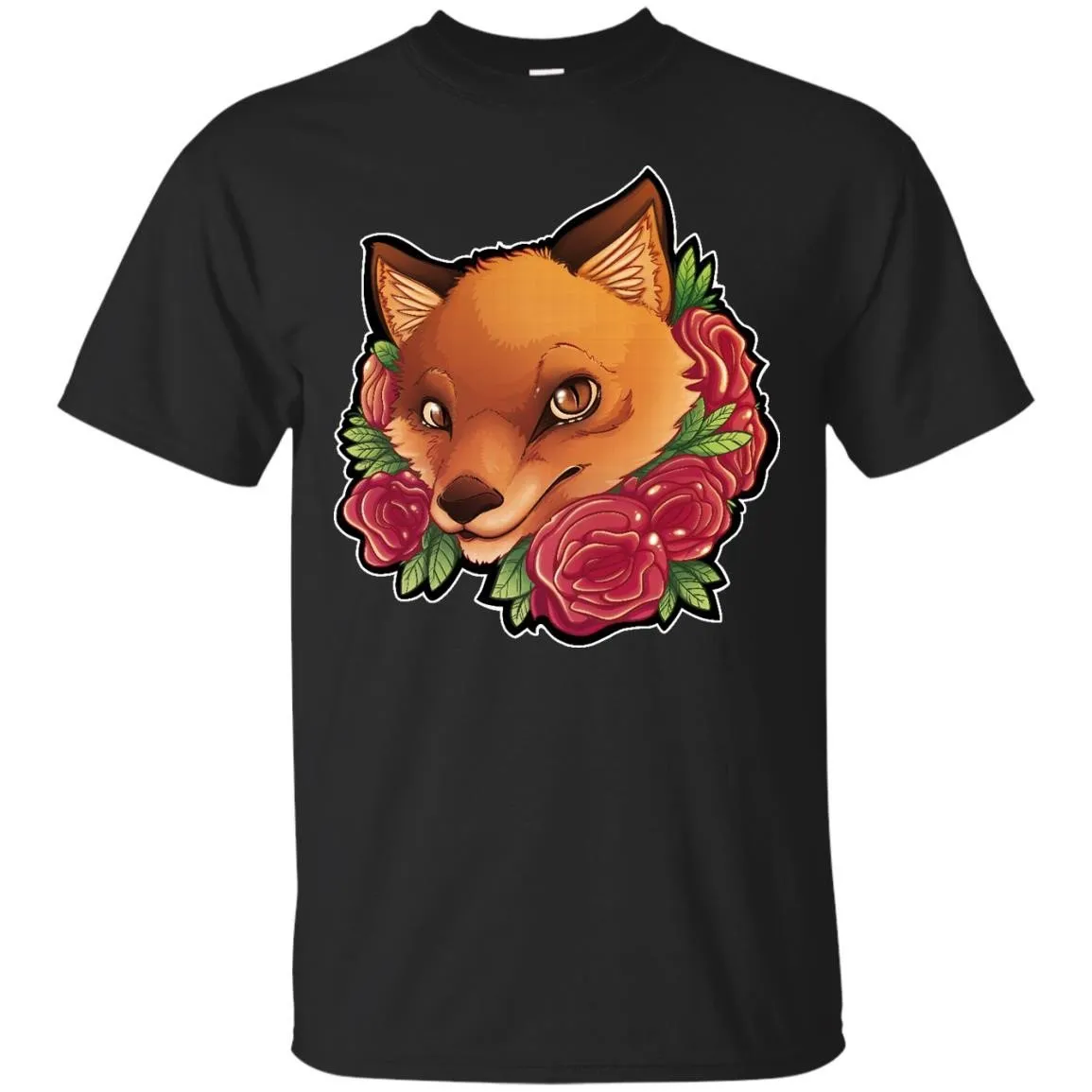 ANIMALS - Fox n roses T Shirt & Hoodie