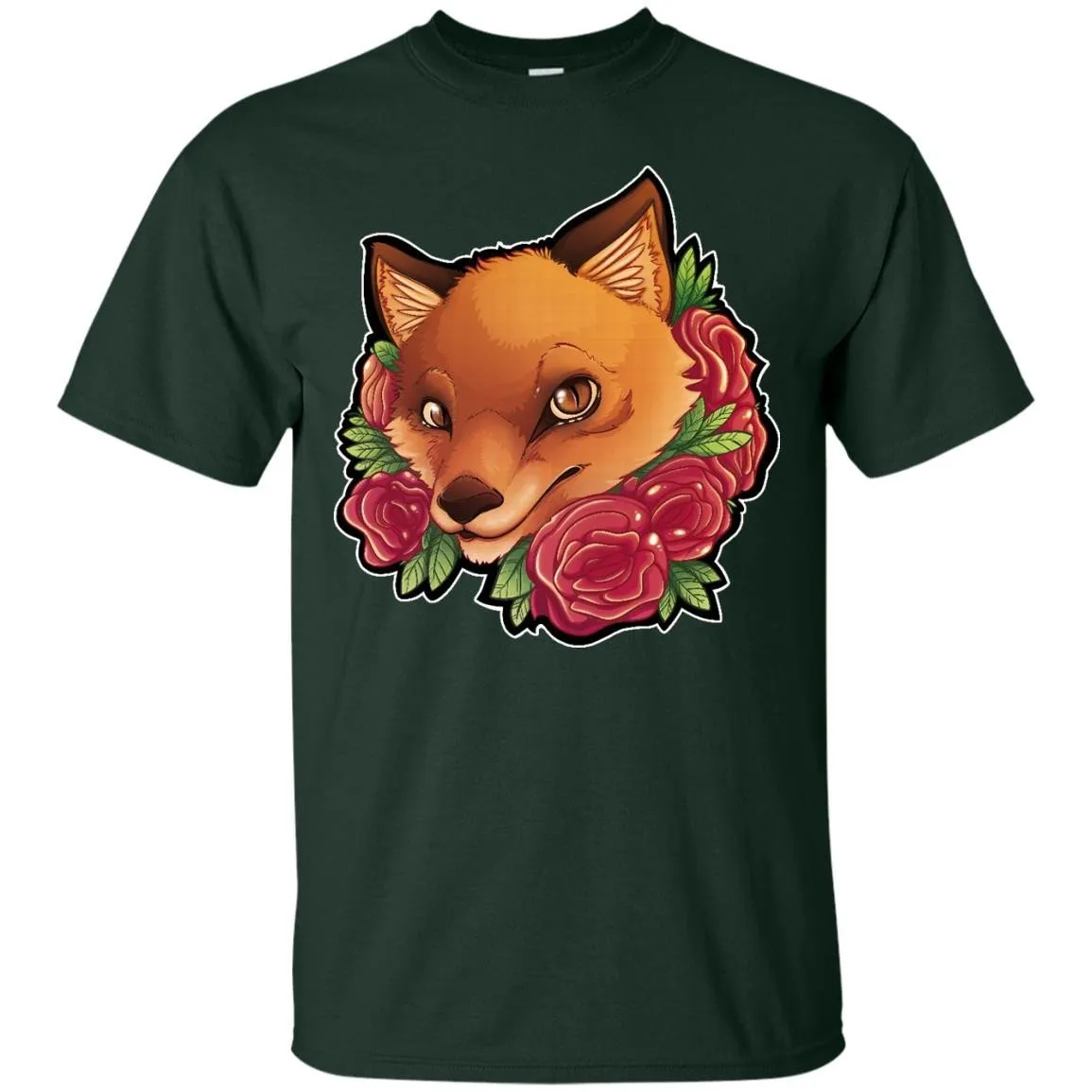 ANIMALS - Fox n roses T Shirt & Hoodie