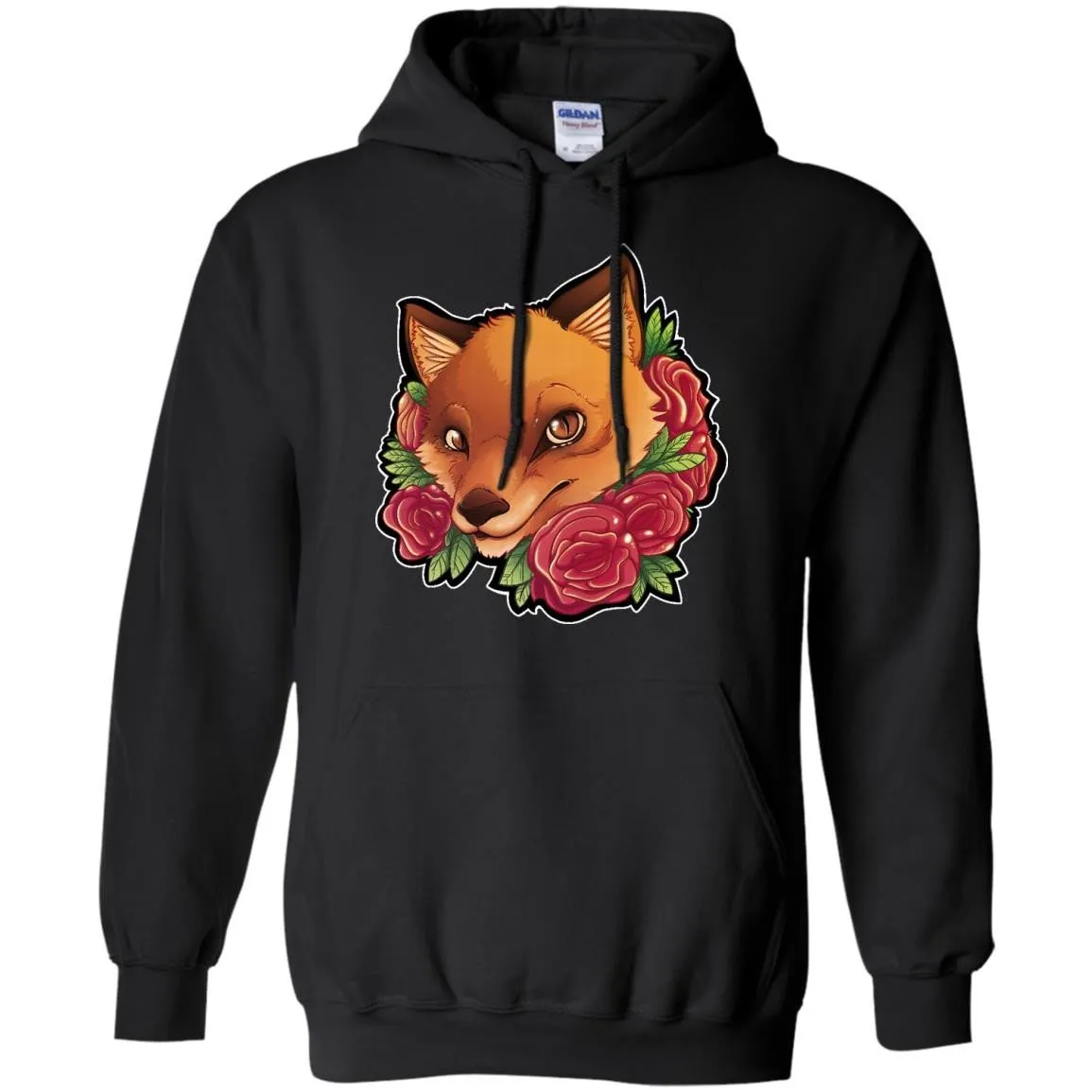 ANIMALS - Fox n roses T Shirt & Hoodie