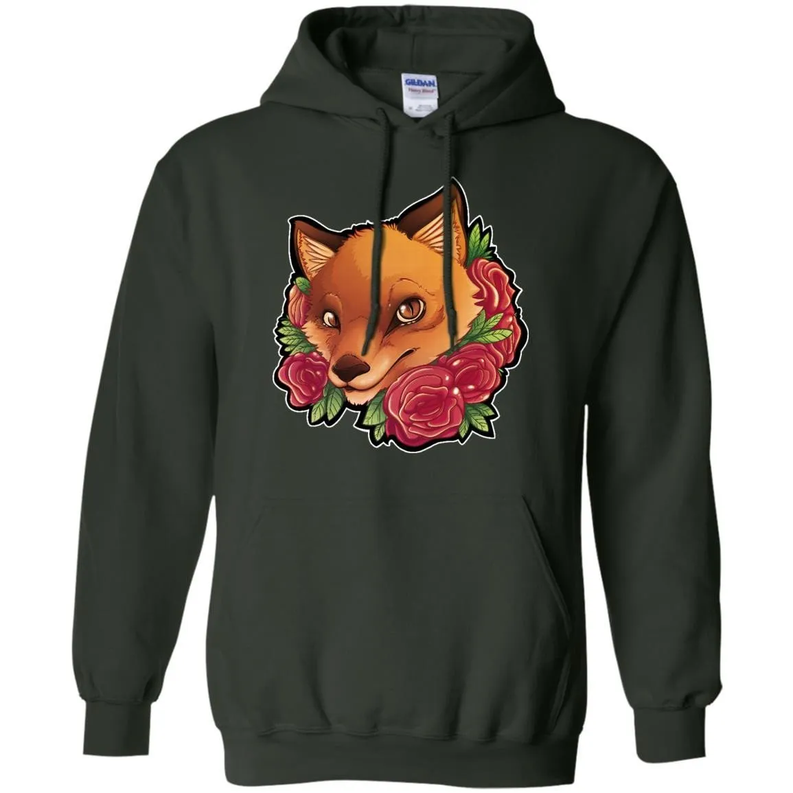 ANIMALS - Fox n roses T Shirt & Hoodie