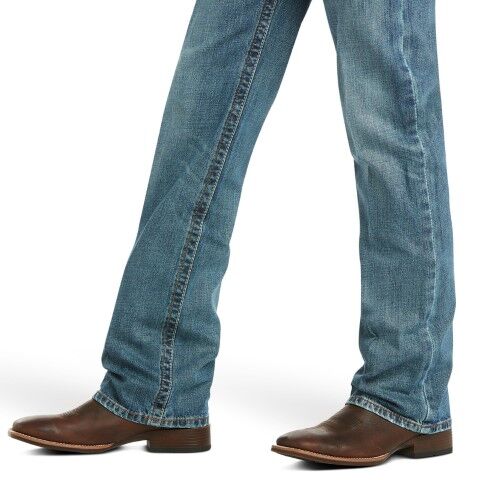 Ariat Men's M4 Low Rise Scoundrel Bootcut Jean in Scoundrel