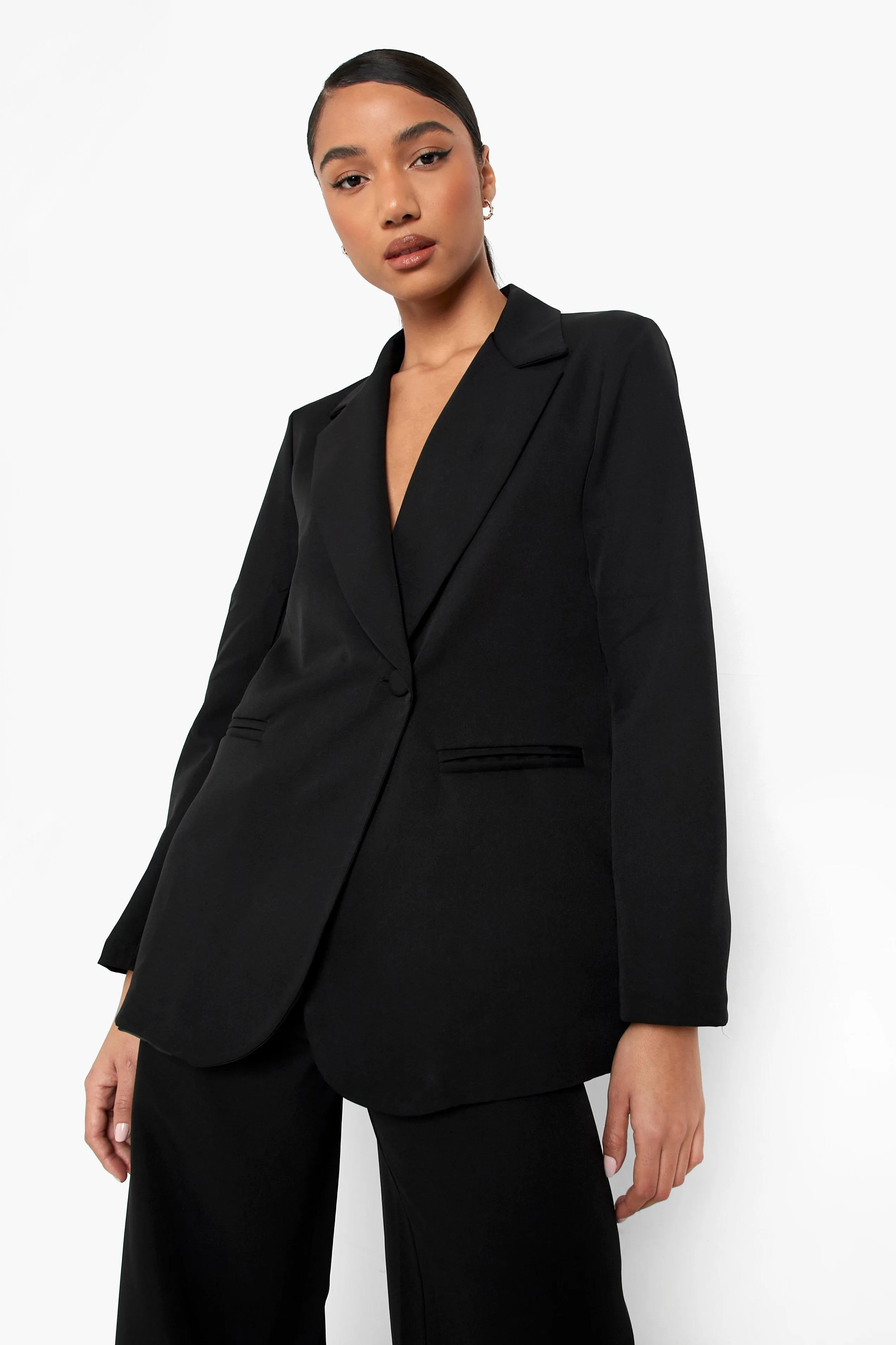 Asymmetric Relaxed Fit Blazer