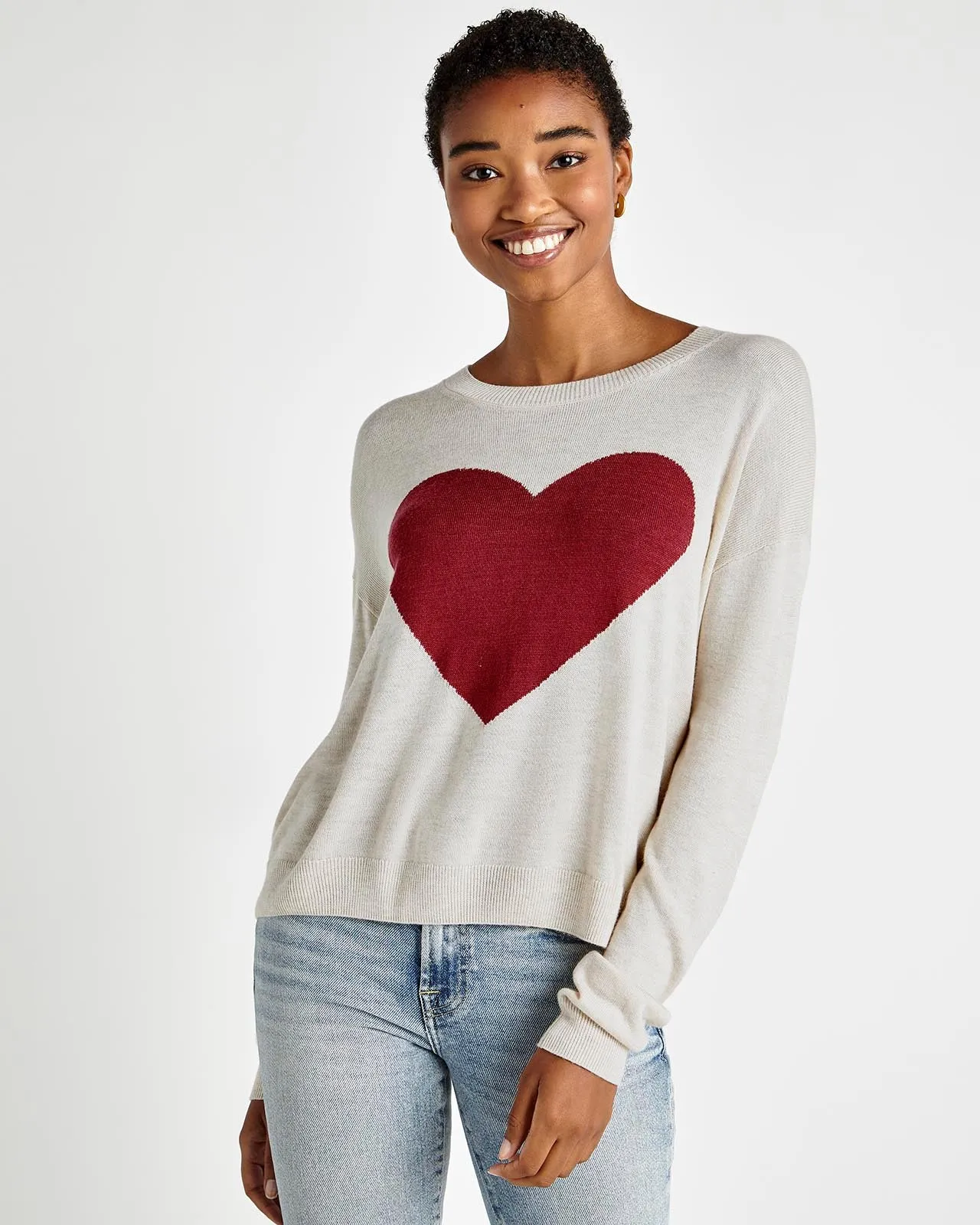 Avery Heart Sweater