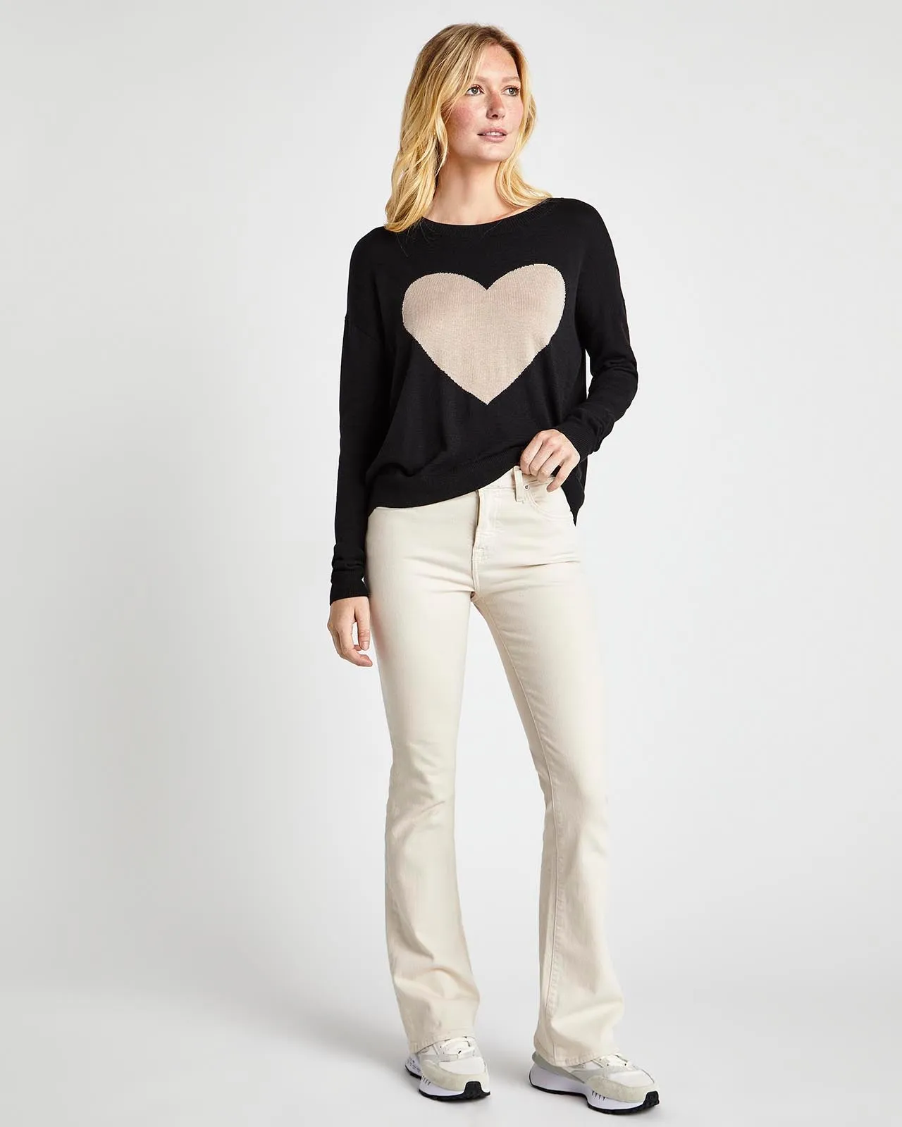 Avery Heart Sweater