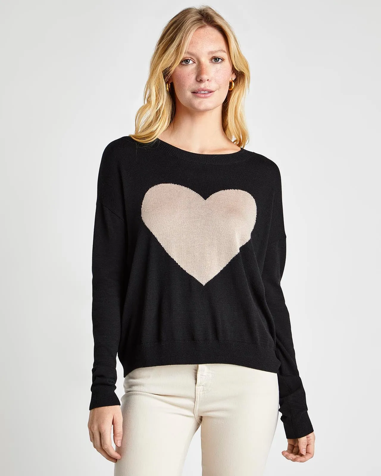 Avery Heart Sweater