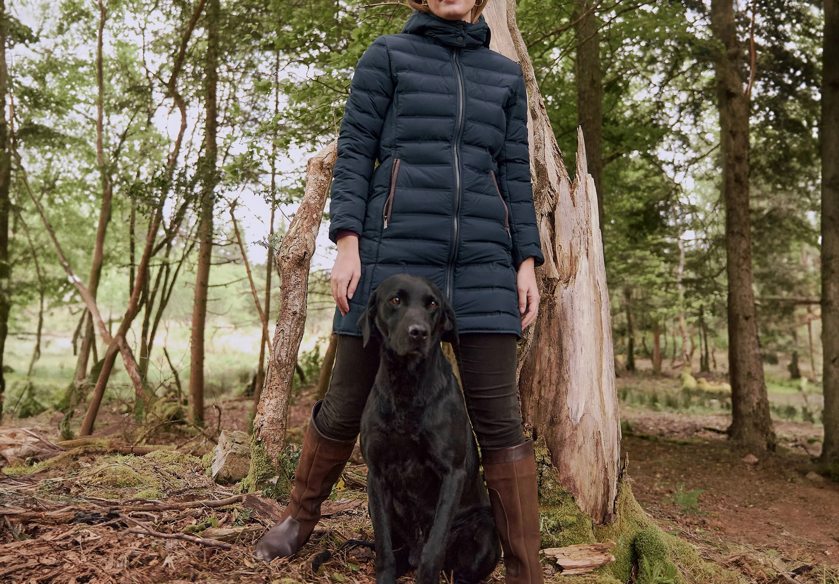 Ballybrophy Quilted Jacket - Navy