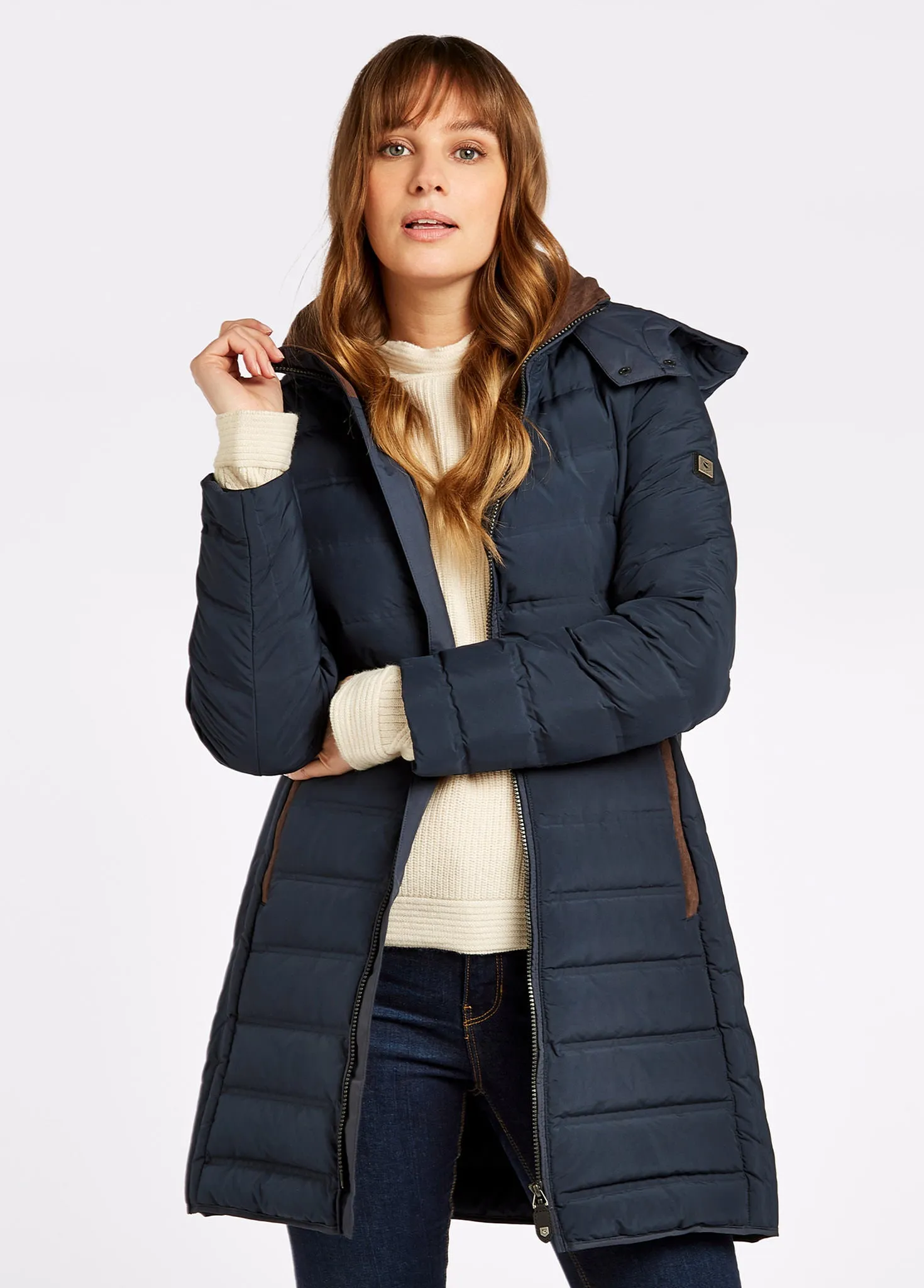 Ballybrophy Quilted Jacket - Navy