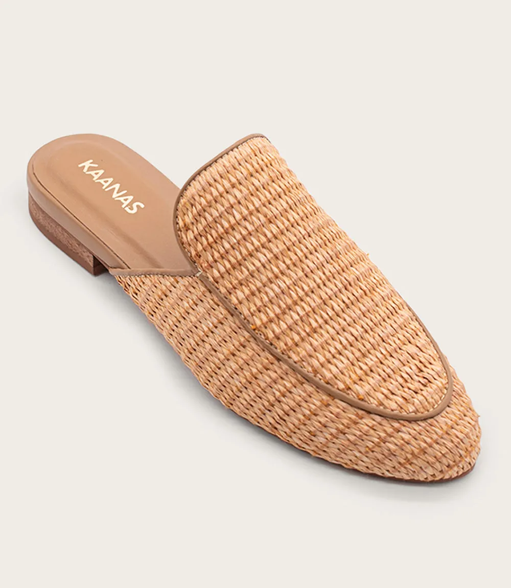 Basketweave Mules