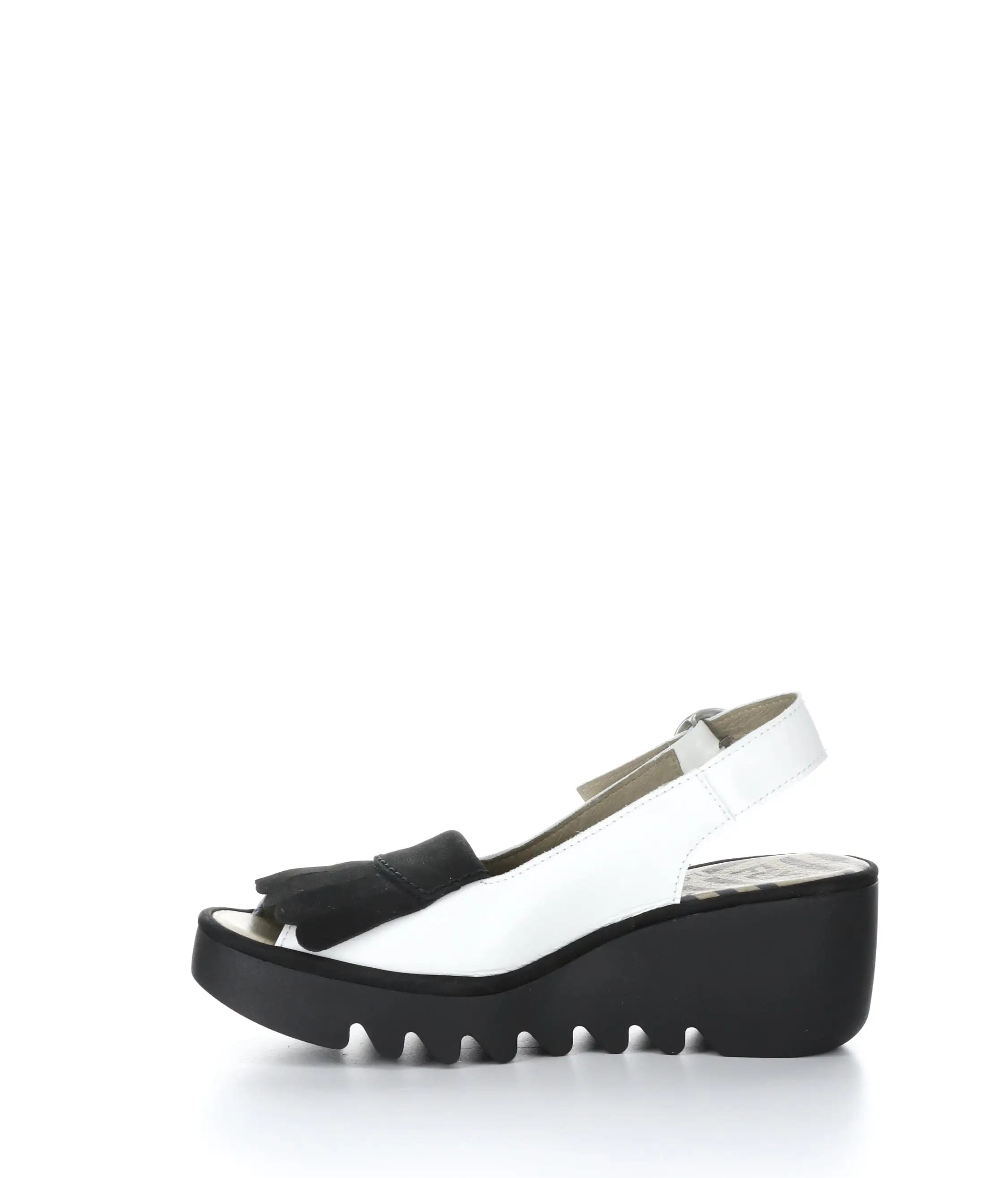 BIND303FLY OFF WHITE/BLACK Round Toe Shoes