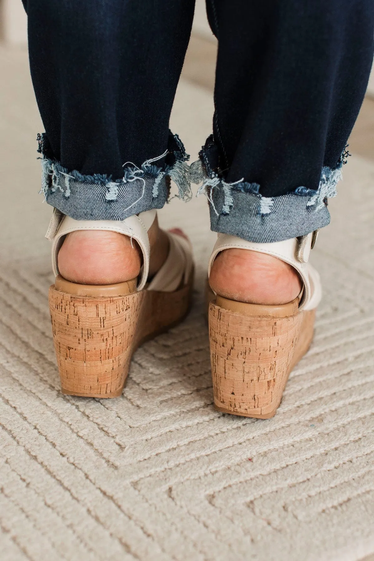 Blowfish Barbados Wedge Sandals- Bone