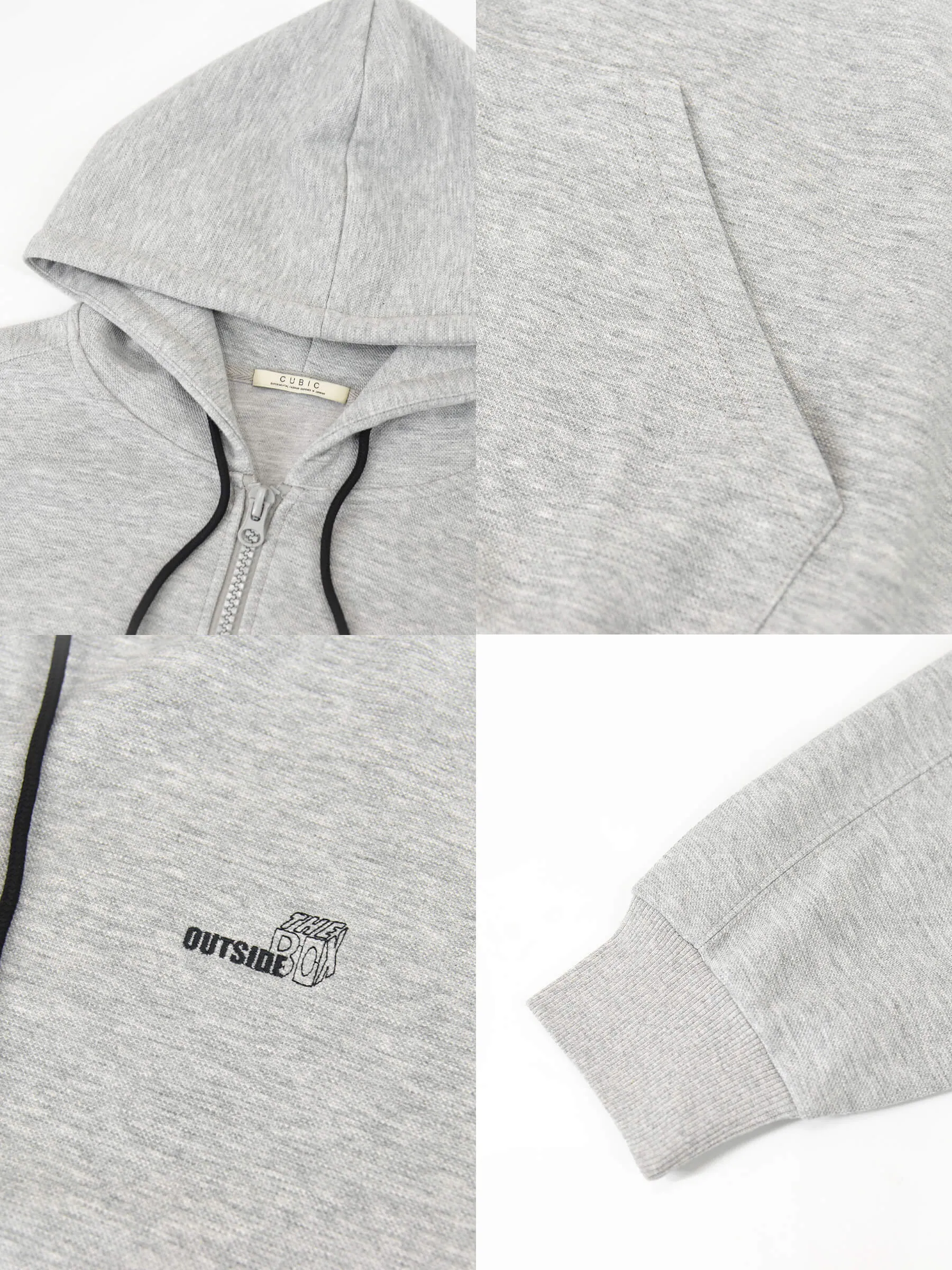 Boyfriend Zip Up Hoodie