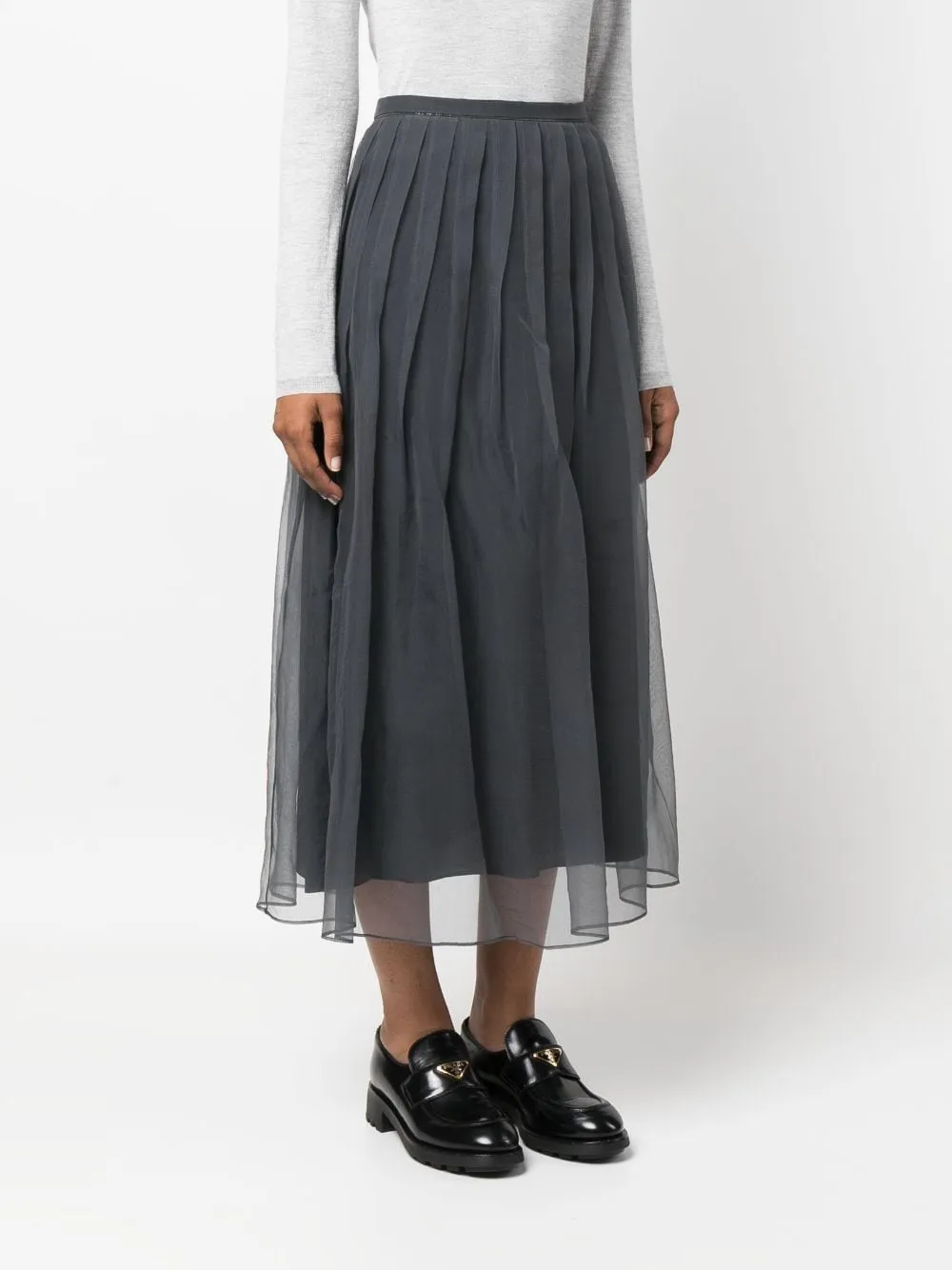 Brunello Cucinelli Skirts Grey