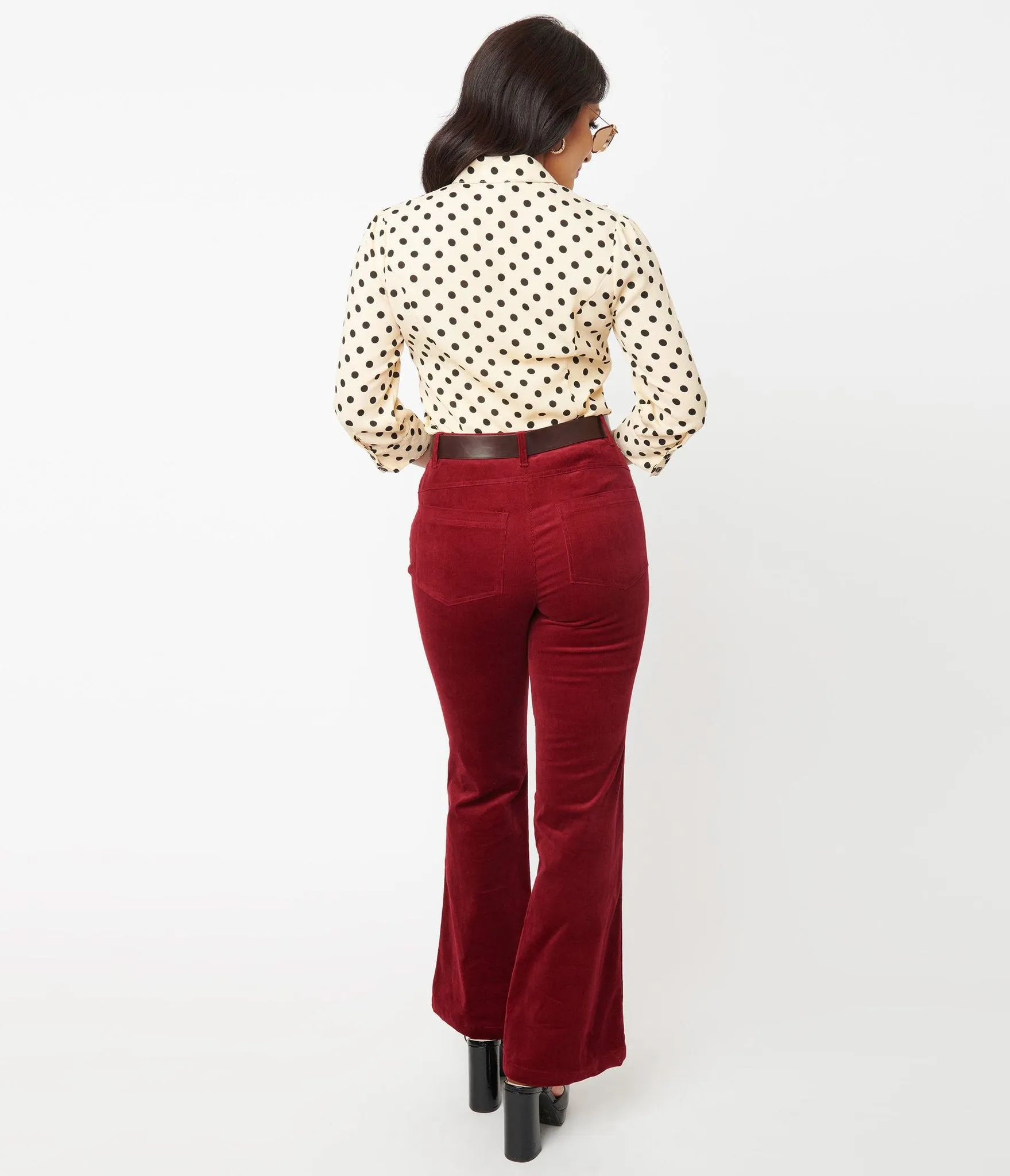 Burgundy Corduroy Pants