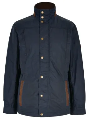 Carrickfergus Waxed Jacket                             Ocean Blue