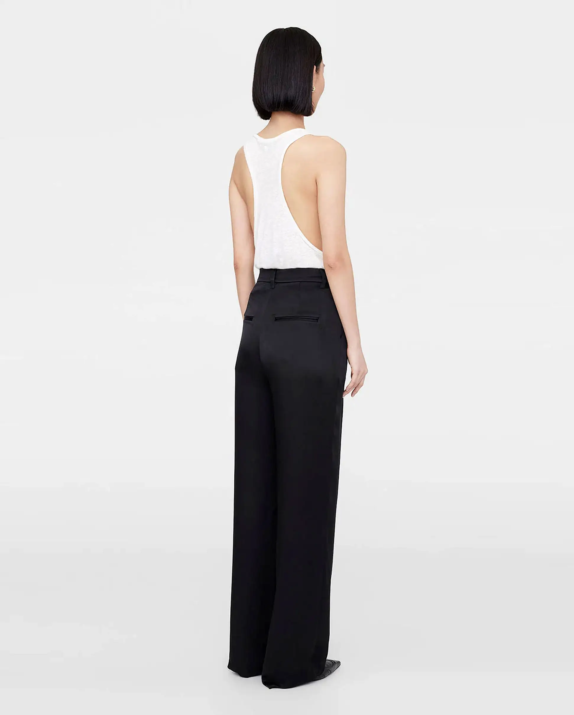 CARRIE PANT / BLACK SILK