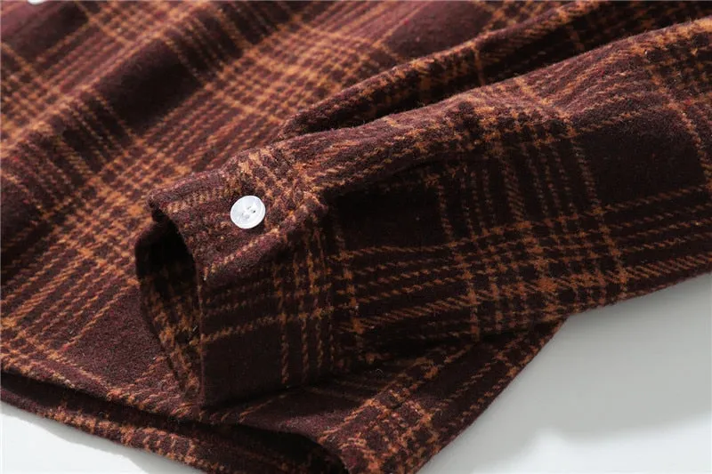 CHECK OVERSHIRT IN WOOL FLANNEL