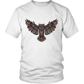 Colorful Owl District Unisex T-Shirt