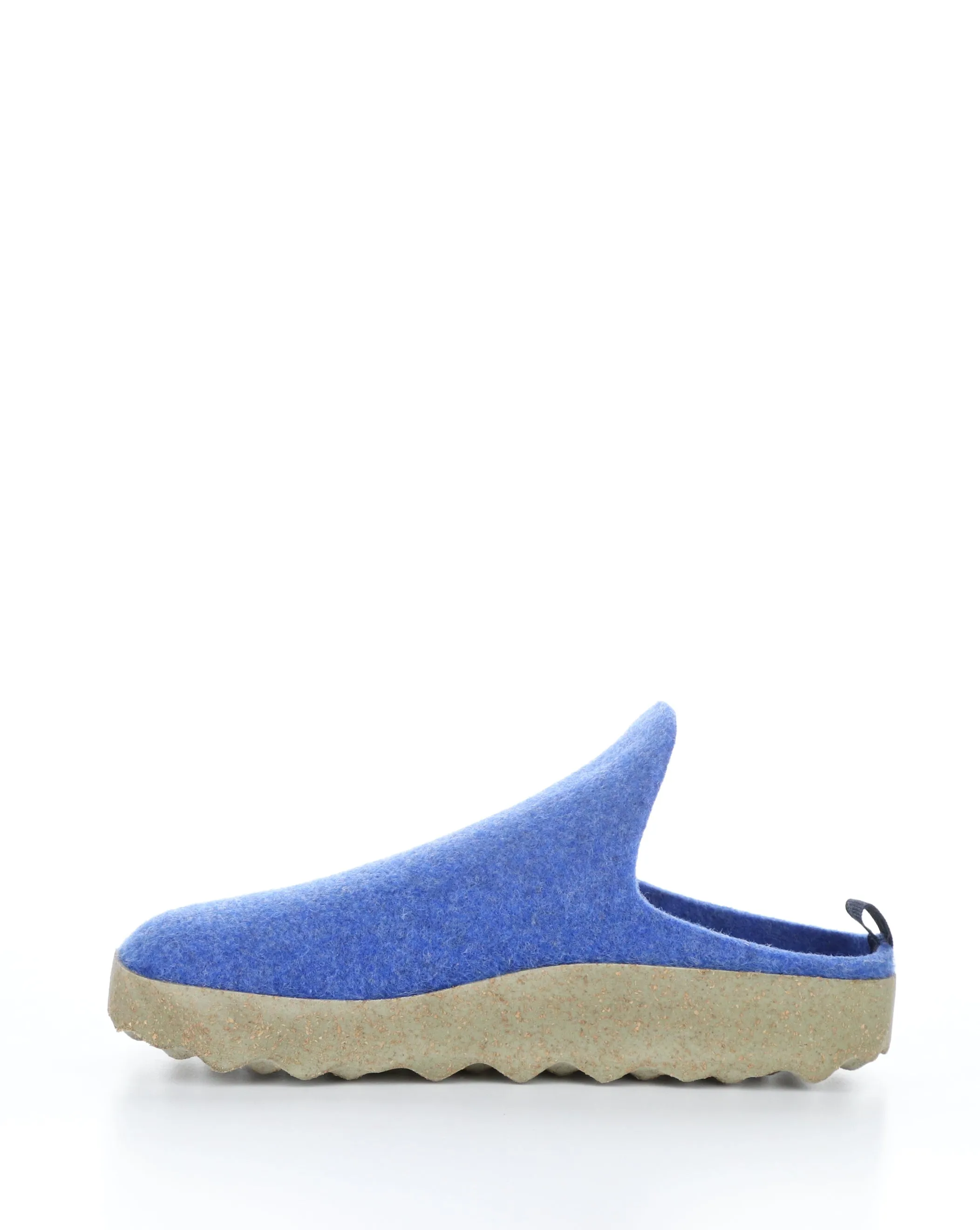 COME061ASPM Blue Slip-on Mules