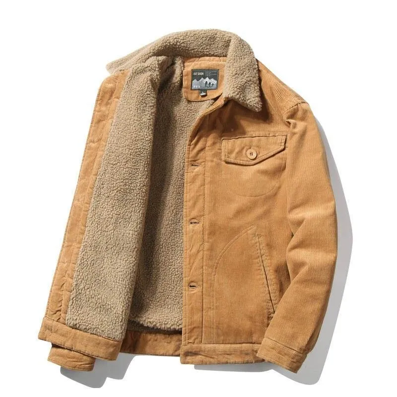 Corduroy Winter Jacket For Men