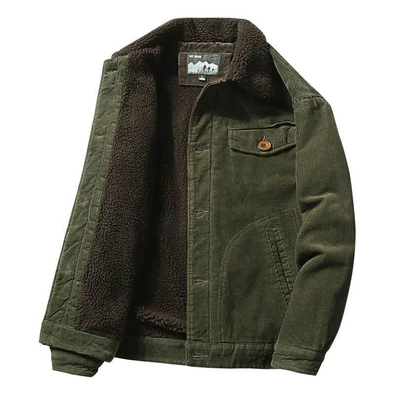 Corduroy Winter Jacket For Men