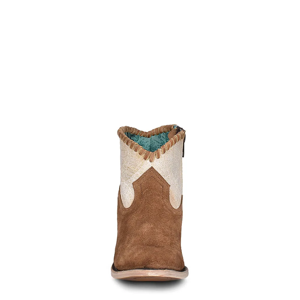 Corral Womens Sand Woven Shortie Boots