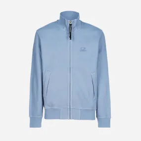 CP Company Fleece Zipped Sweater Infinity Blue