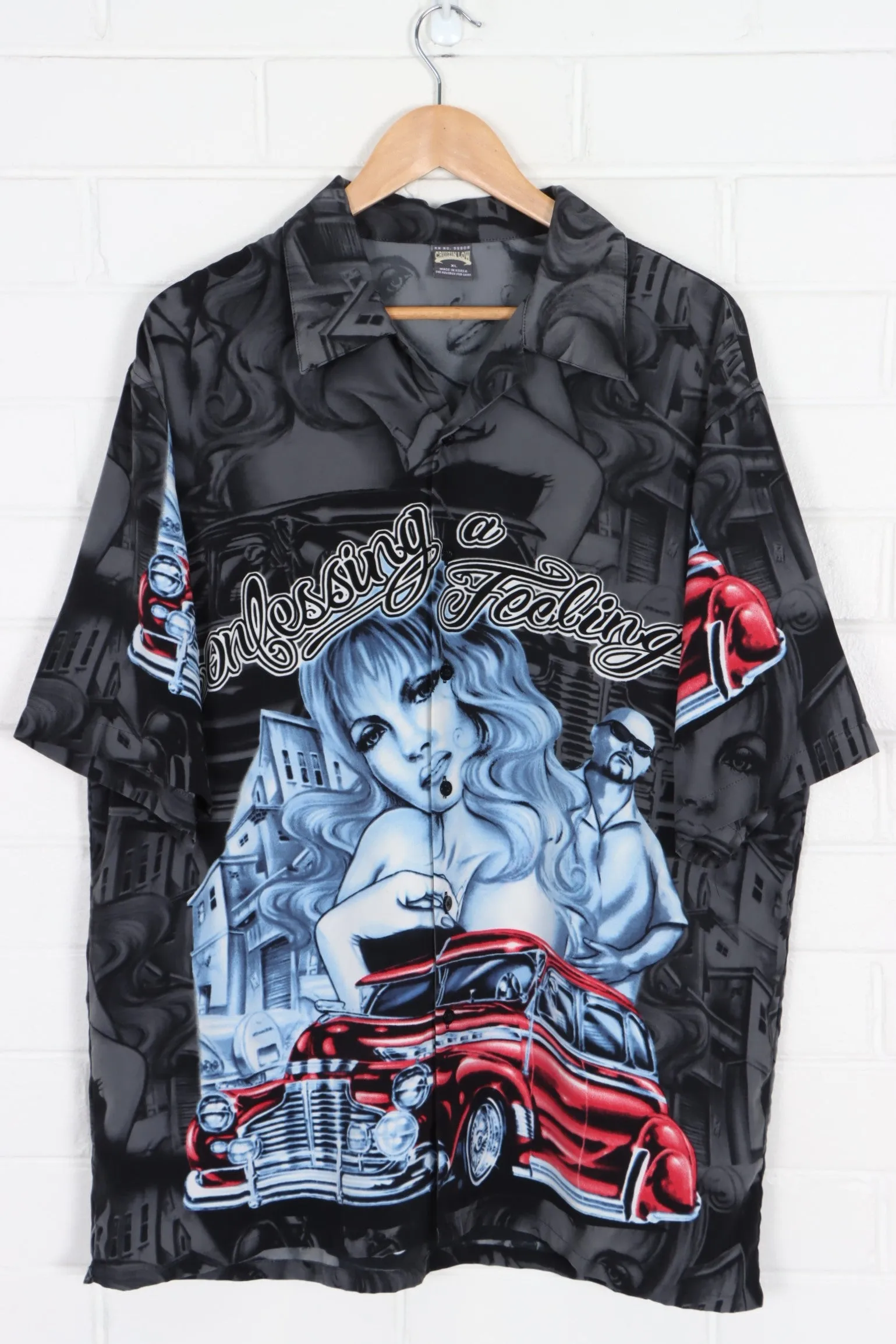 CRUIZIN LOW Confessing A Feeling All Over Short Sleeve Shirt (XL)