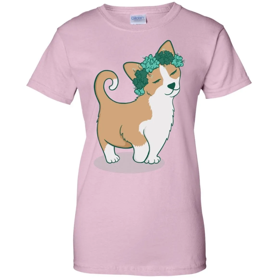 CUTE ANIMALS - Flower Corgi T Shirt & Hoodie