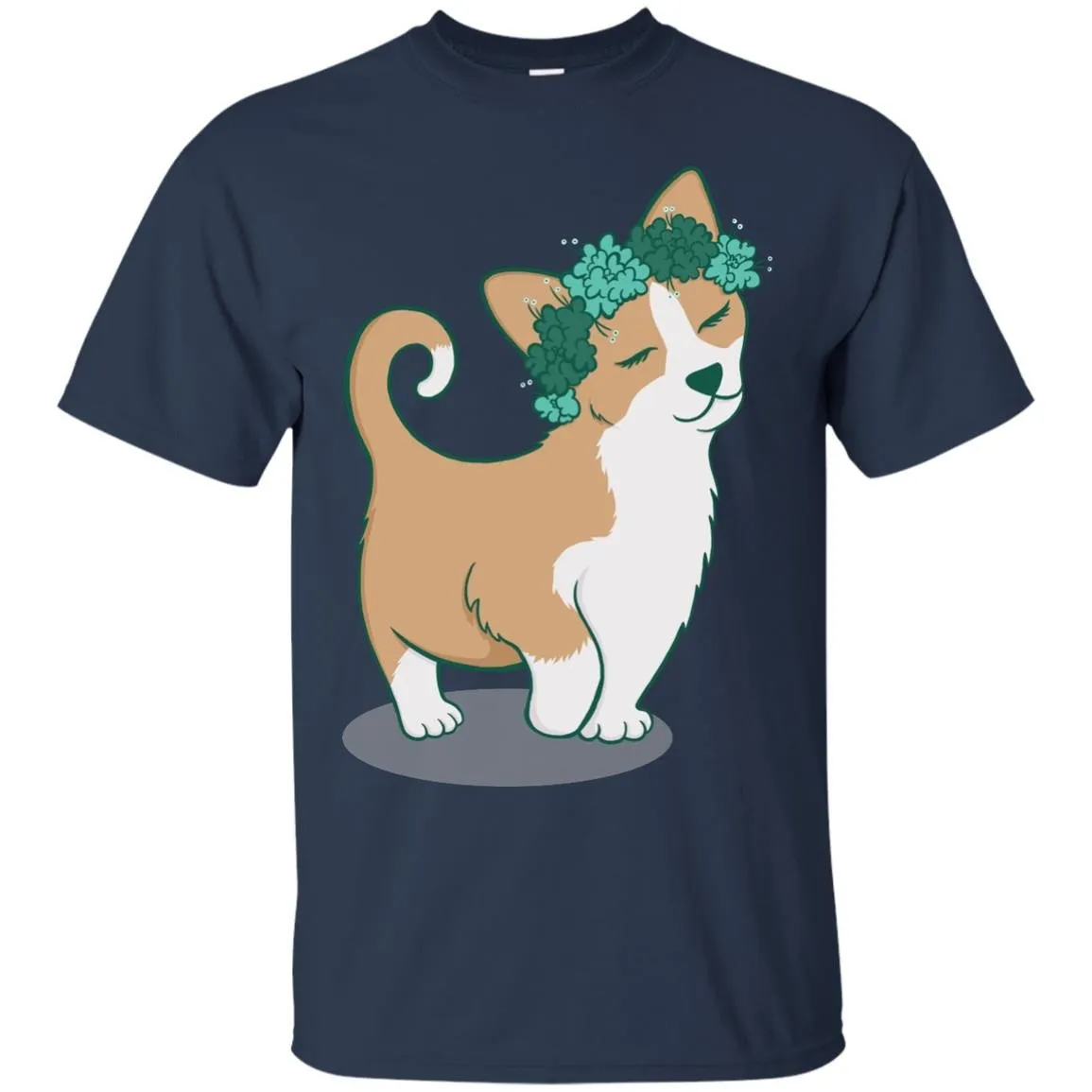 CUTE ANIMALS - Flower Corgi T Shirt & Hoodie