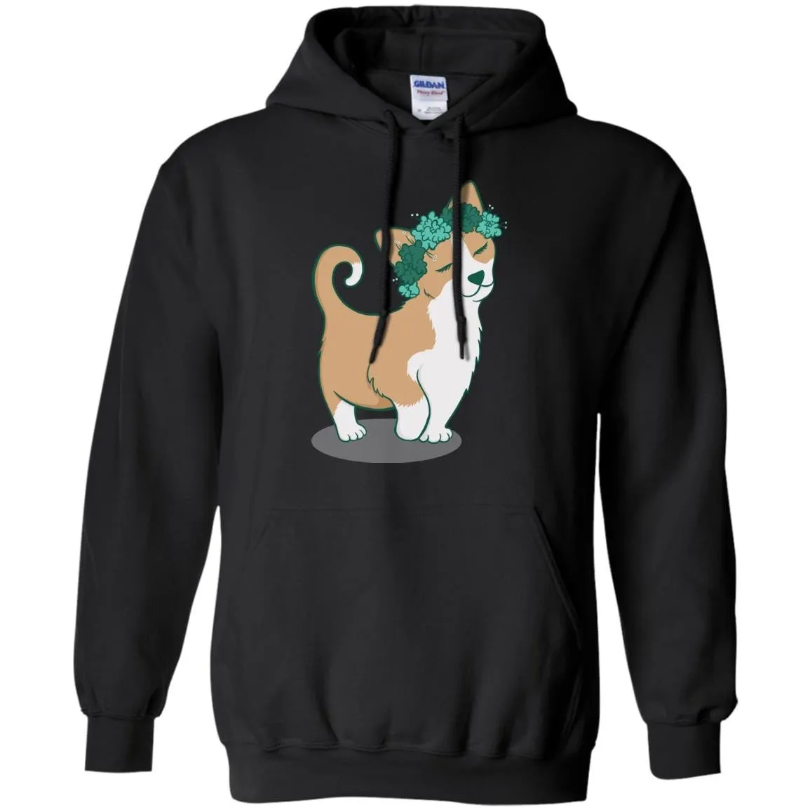 CUTE ANIMALS - Flower Corgi T Shirt & Hoodie