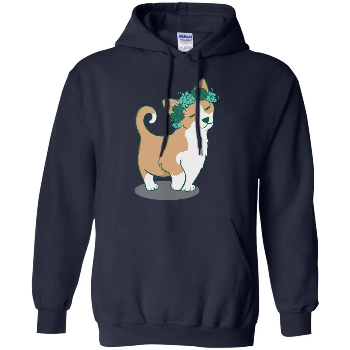 CUTE ANIMALS - Flower Corgi T Shirt & Hoodie