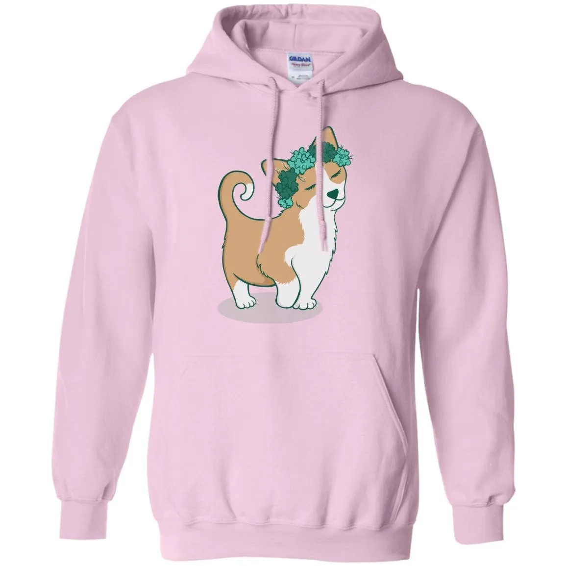 CUTE ANIMALS - Flower Corgi T Shirt & Hoodie