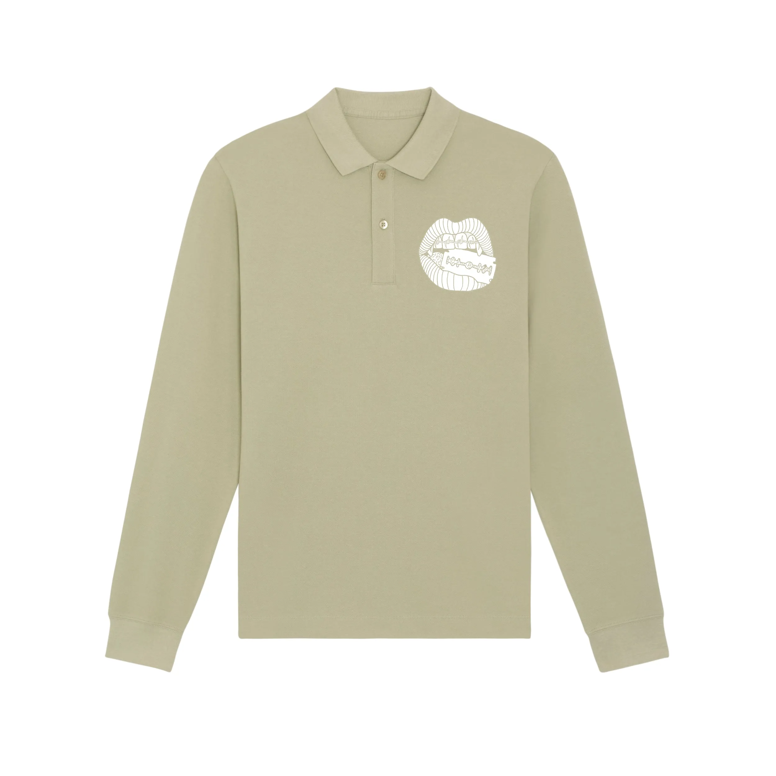 Digitalis Long Sleeve Polo