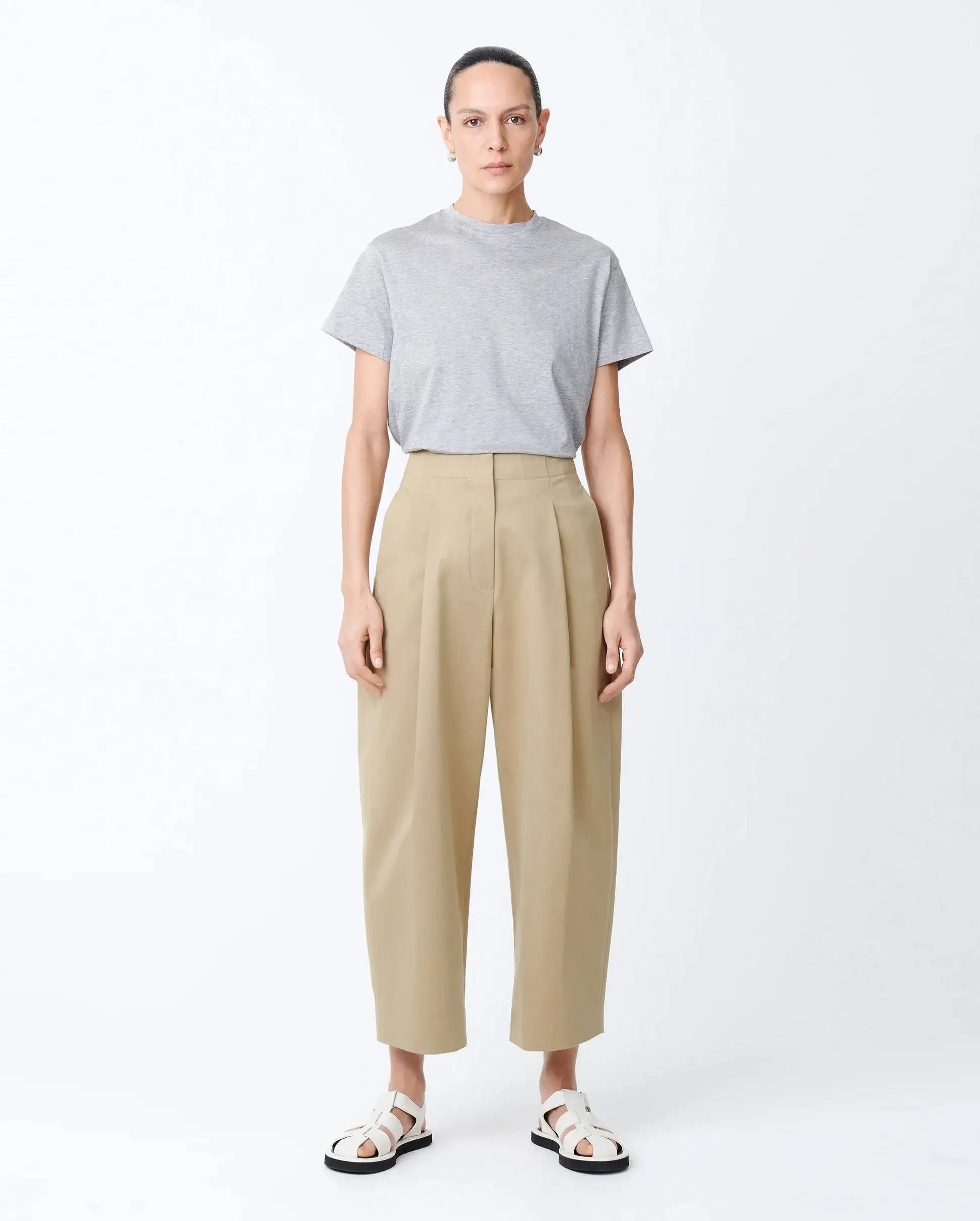 DORDONI VOLUME PANT / TAN