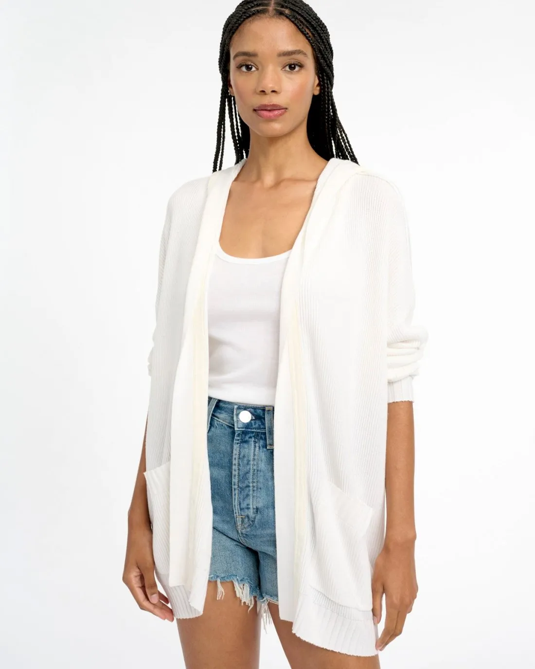 Dove Hoodie Cardigan