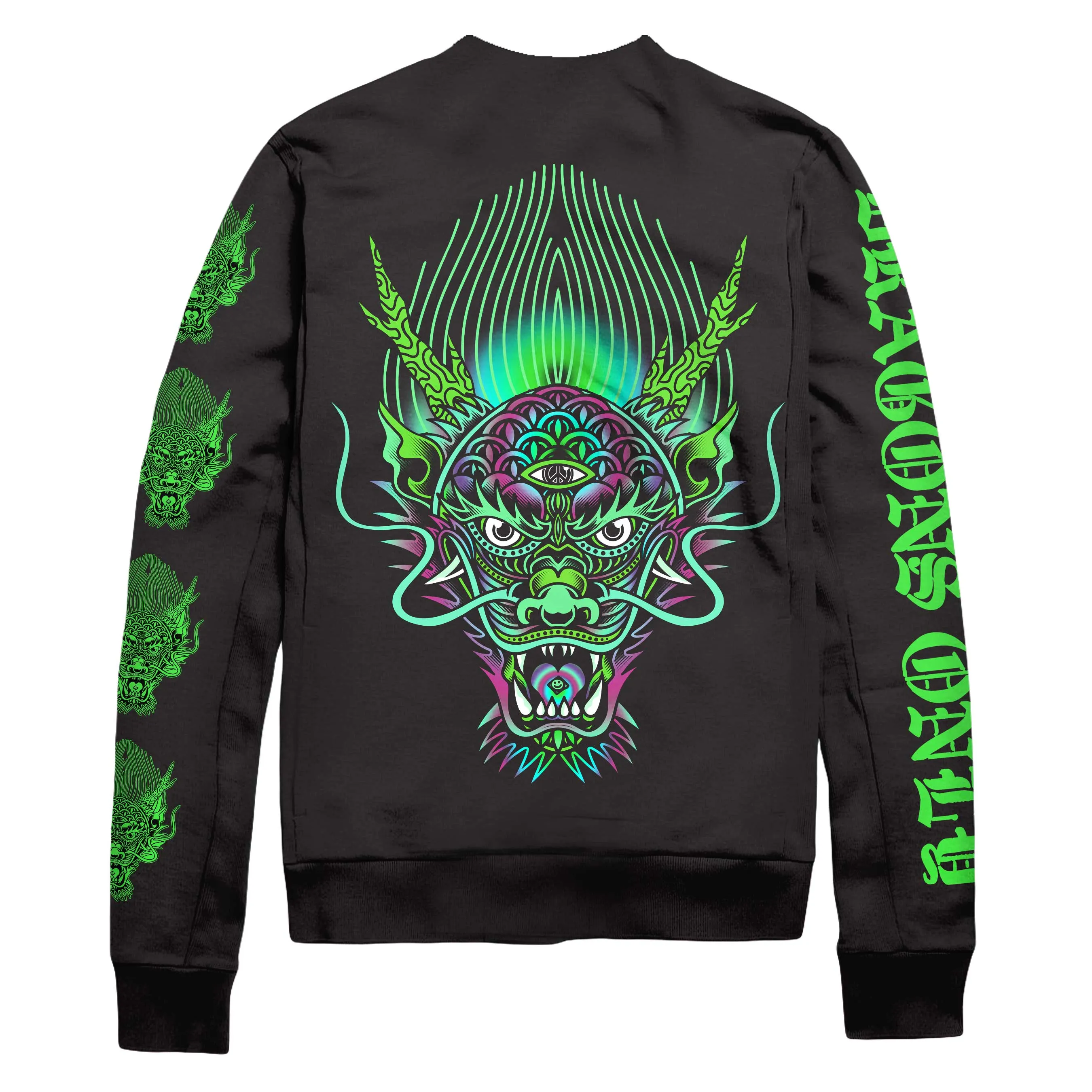 DRAGONS ONLY TRIPPY VARSITY JACKET