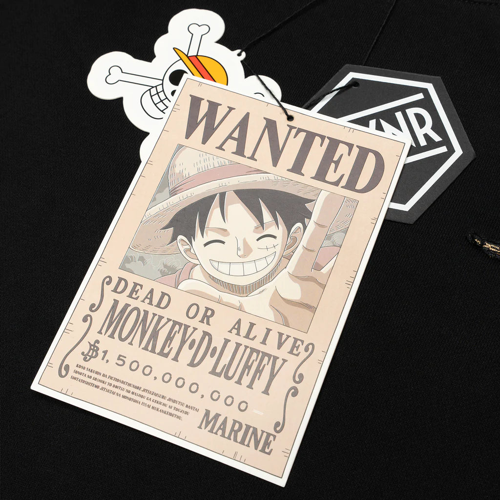 Felpa Dolly Noire Luffy Skull Sweatshirt Hoodie