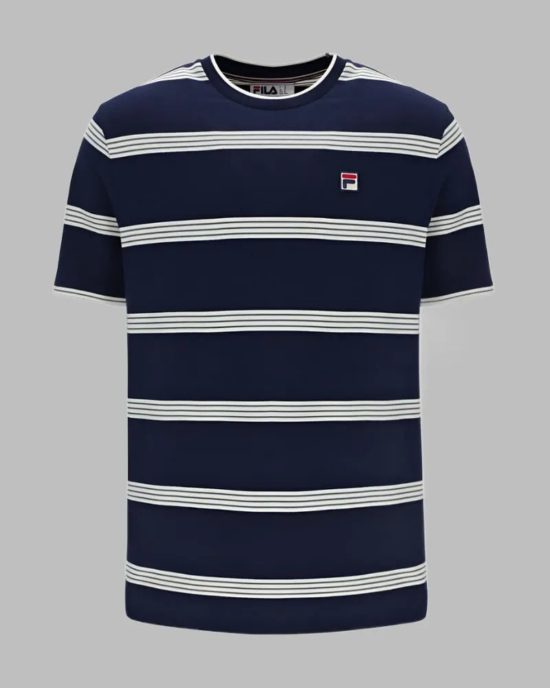 FILA CHAPMAN T Shirt Navy/Gardenia