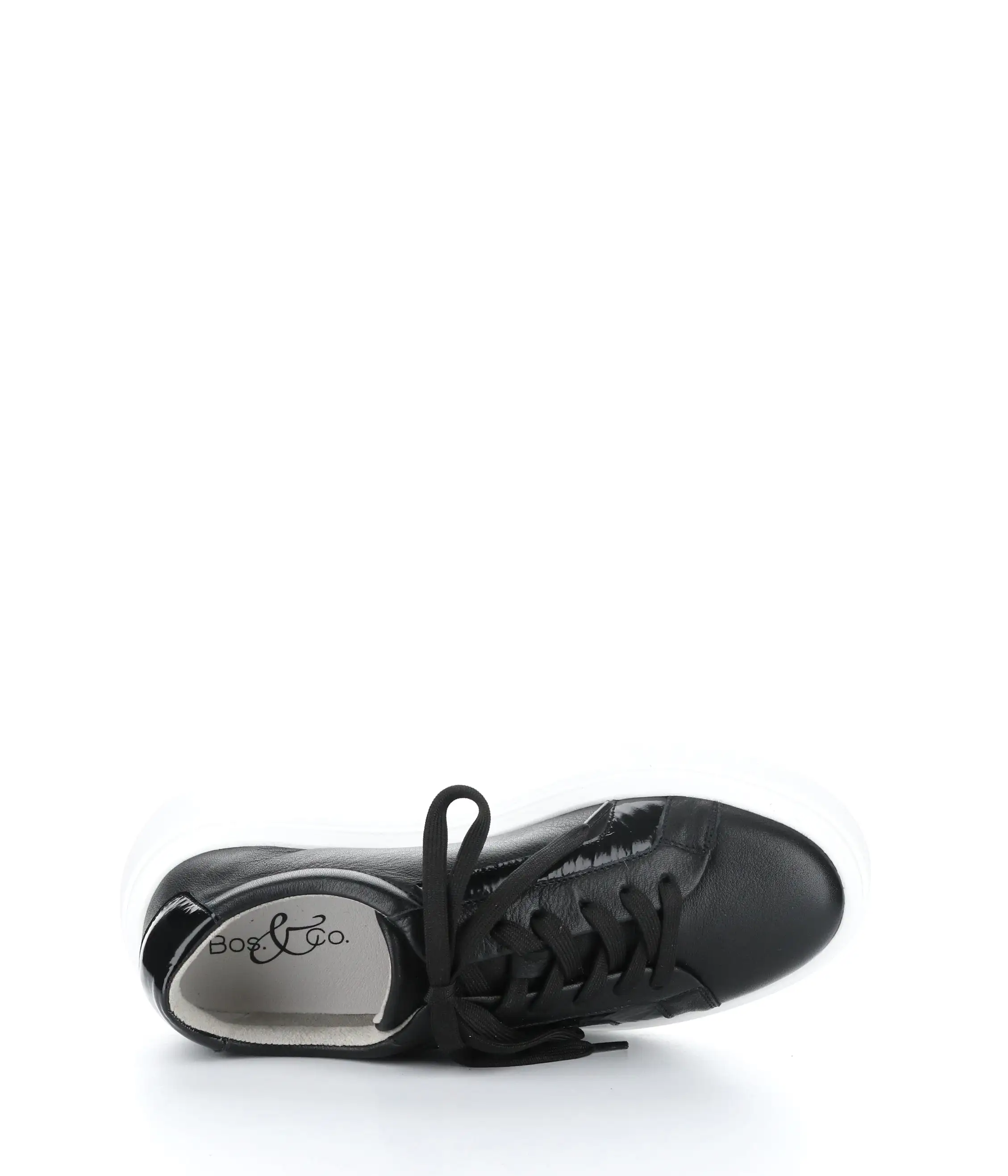 FLAVIA Black Lace-up Shoes