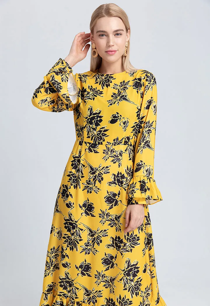 Flower Printed Dress