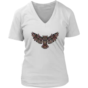 Flying Owl Women's V-Neck