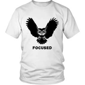 Focused Owl District Unisex T-Shirt