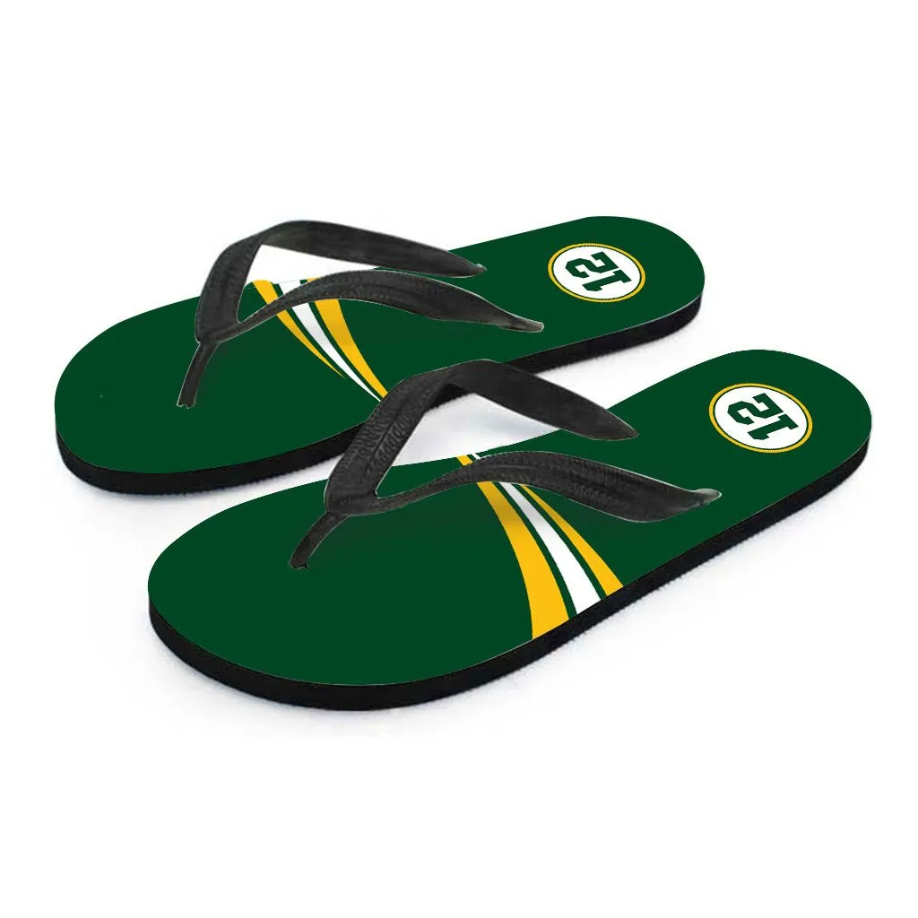 Green Bay 12 Sports Flip Flops