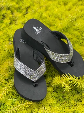 Hardy Clear Wedge Flip Flops